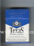 Texas International American Blend Lights cigarettes hard box Texas International American Blend Lights cigarettes hard box