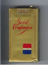 Good Companion Deluxe gold 100s cigarettes soft box