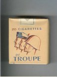 De Troupe with three soldieres cigarettes soft box