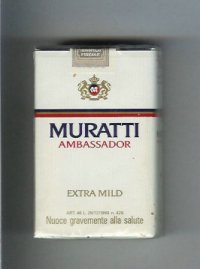 Muratti Ambassador Extra Mild cigarettes soft box