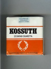 Kossuth 25 Darab cigarettes white and orange soft box