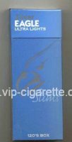 Silver Eagle Ultra Lights Slims 120s BOX cigarettes hard box