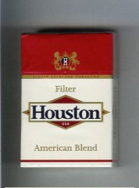 Houston Filter USA American Blend cigarettes hard box