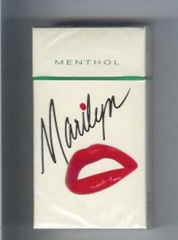 Marilyn Menthol 100s cigarettes hard box