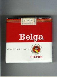 Belga Tabacs Naturels Filtre red 25 cigarettes soft box