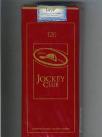 Jockey Club 120s dark red cigarettes soft box
