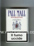 Pall Mall Famous American Cigarettes Manhattan cigarettes hard box Pall Mall Famous American Cigarettes Manhattan cigarettes hard box