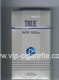 True Box 100s cigarettes hard box