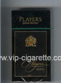 Players Special Menthol 100s cigarettes hard box