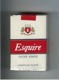 Esquire Filter Kings cigarettes American Blend soft box