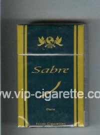 Sabre Ouro cigarettes hard box
