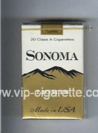 Sonoma Lights cigarettes soft box