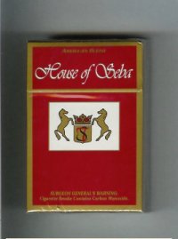 House of Seba American Blend cigarettes hard box