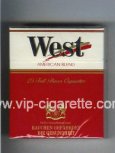 West American Blend 25 Full Flavor cigarettes hard box