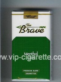 The Brave Menthol 100s Premium Blend cigarettes soft box