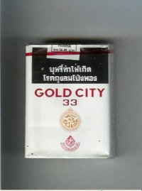 Gold City 33 cigarettes soft box
