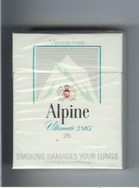 Alpine Menthol Ultimates cigarettes
