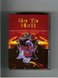 Go To Hell cigarettes hard box