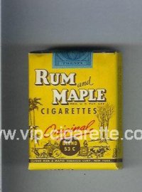 Rum and Maple cigarettes Original Blend 53 C soft box