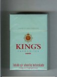 King's Favourites Lights light blue cigarettes hard box