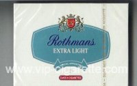 Rothmans Extra Light By Special Appointment 25 cigarettes wide flat hard box