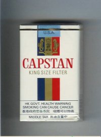 Capstan king size Filter cigarettes soft box