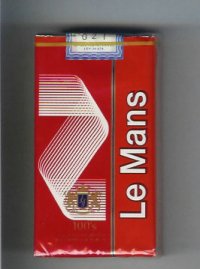 Le Mans 100s red Cigarettes soft box