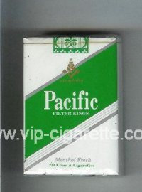 Pacific Menthol Fresh cigarettes soft box