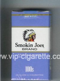 Smokin Joes Brand Ultra Lights 100s cigarettes soft box