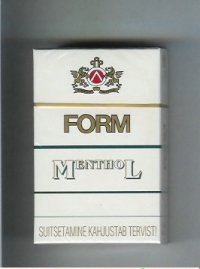 Form Menthol white cigarettes hard box