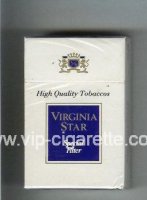 Virginia Star Special Filter cigarettes white and blue hard box