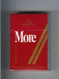 More American Blend cigarettes hard box