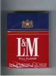 L&M Quality American Blend Full Flavor 25s cigarettes hard box L&M Quality American Blend Full Flavor 25s cigarettes hard box
