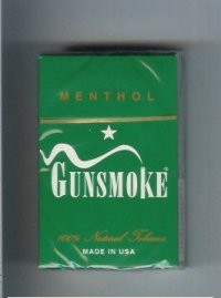Gunsmoke Menthol cigarettes hard box