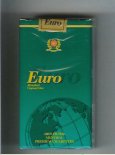 Euro Menthol Virginia Filter 100s cigarettes soft box