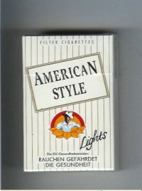 American Style cigarettes Lights