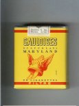Gauloises Filtre Scaferlati Maryland yellow cigarettes soft box