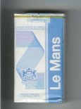 Le Mans Suaves 100s white and blue Cigarettes soft box