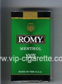 Romy Menthol 100s cigarettes soft box