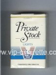 Private Stock Lights cigarettes soft box Private Stock Lights cigarettes soft box