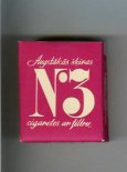 No 3 cigarettes soft box No 3 cigarettes soft box