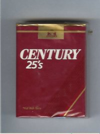 Century 25s cigarettes