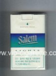 Salem Lights with line Menthol Fresh cigarettes soft box Salem Lights with line Menthol Fresh cigarettes soft box