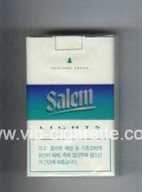 Salem Lights with line Menthol Fresh cigarettes soft box