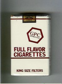 GPC Approved Full Flavor Cigarettes King Size Filters soft box
