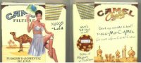 Camel Filters Casino Showgirl Issue Lola side slide cigarettes hard box