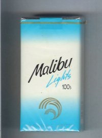 Malibu Lights 100s cigarettes soft box