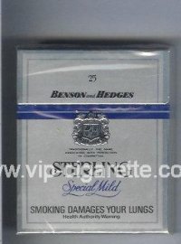 Sterling 25 Benson and Hedges Special Mild cigarettes hard box