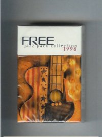 Free 1998 Jazz Pack Collection Cigarettes hard box Free 1998 Jazz Pack Collection Cigarettes hard box