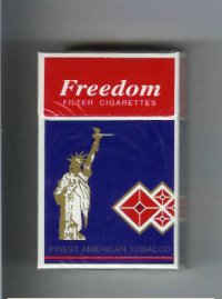 Freedom Cigarettes hard box